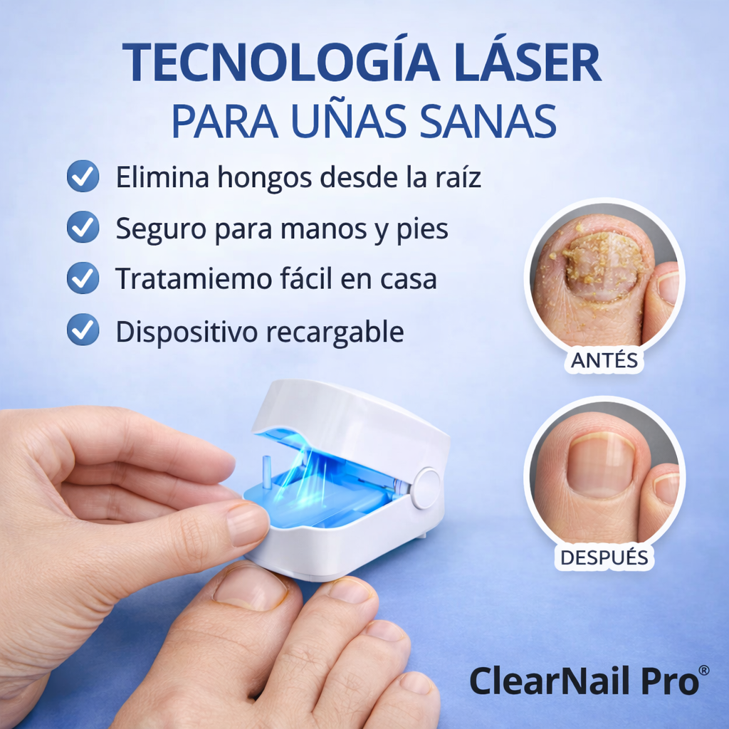 ClearNail Pro® Dispositivo láser para tratamiento de hongos en las uñas