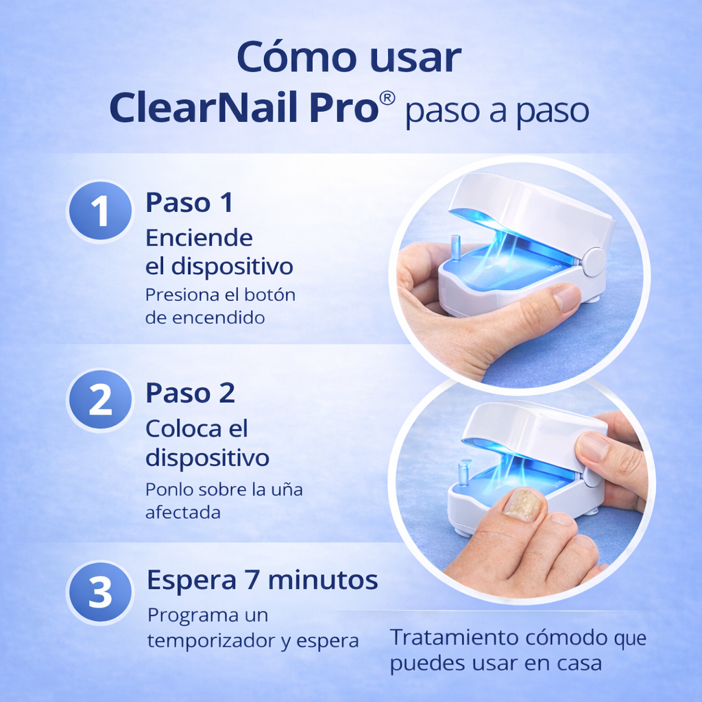 ClearNail Pro® Dispositivo láser para tratamiento de hongos en las uñas