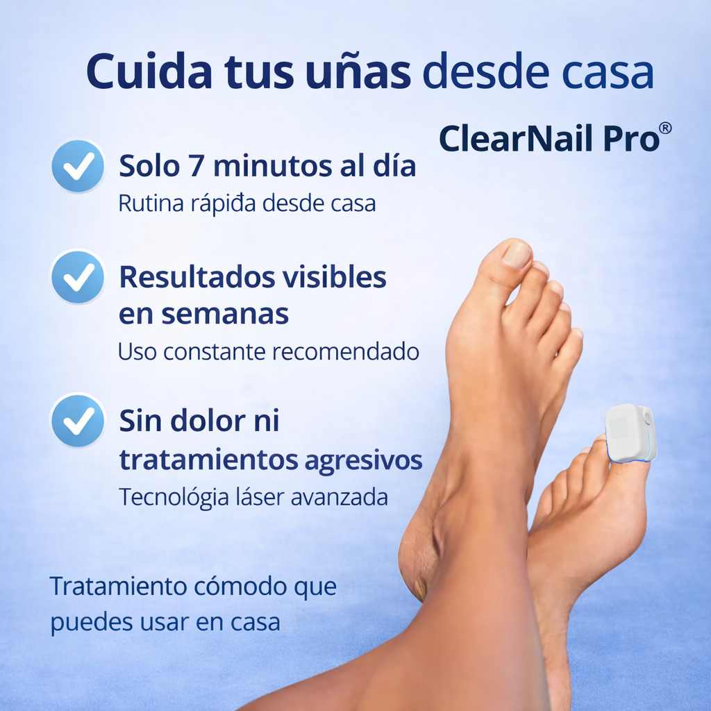 ClearNail Pro® Dispositivo láser para tratamiento de hongos en las uñas